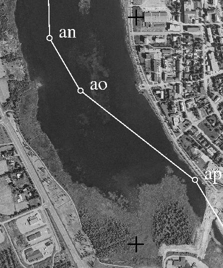 ao Byggt år 1937 Gränskarta nr 44,45,48 uom. / Anmärk.