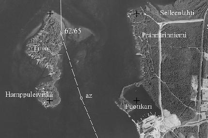 az Taitepiste Brytningspunkt Byggt år Gränskarta nr 45 uom. / Anmärk.