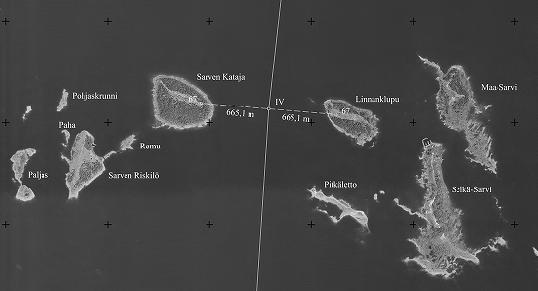 IV Taitepiste Brytningspunkt Byggt år Gränskarta nr 47 uom. / Anmärk.