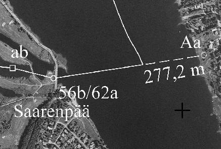 56b/62a Rakennettu Byggt år (1926)1973 Gränskarta nr 44,48 uom. / Anmärk.