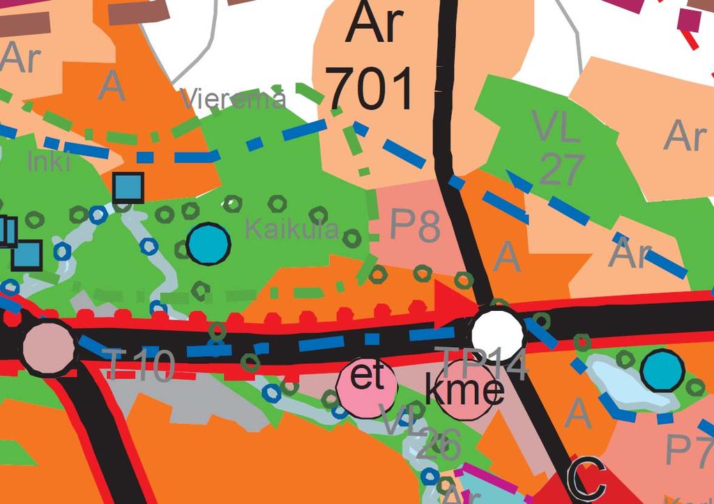 Kohde Asemakaava Dnro: Aloite: Forssan ev lut. seurakunta Kaikula IV A: Kaikulan kaupunginosa, osin asemakaavatonta aluetta.