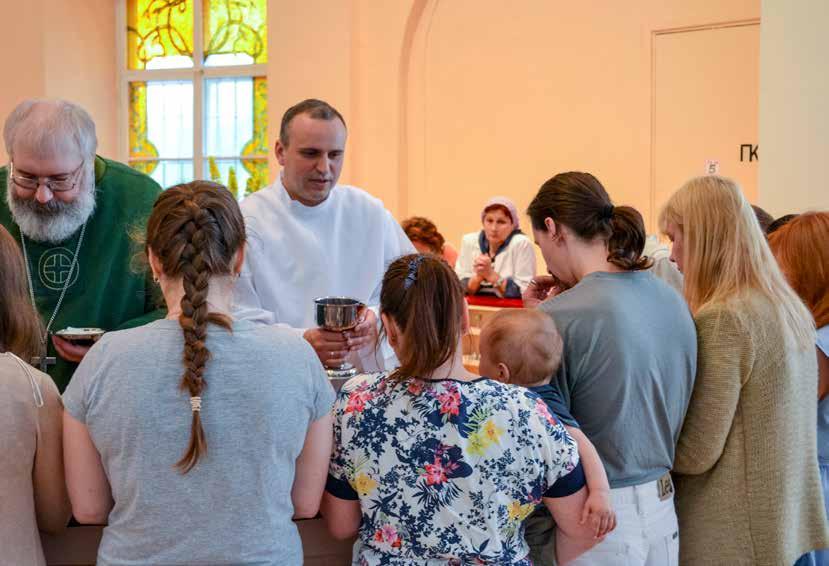 Roman Suharev ILOITSEE INKERIN KIRKON LÄHETYSHENKISYYDESTÄ Katekeetta Roman Suhareville Viipurin seurakunta on paikka, josta hän on löytänyt sekä kodin että palvelutehtäviä.