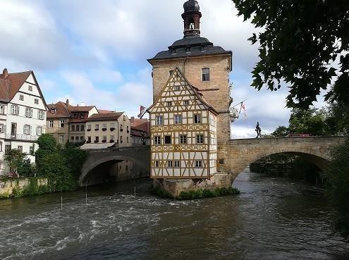 Bamberg Saksa Bambergin vanha kaupunki on