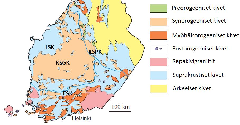 2 Alueellinen geologia 2.