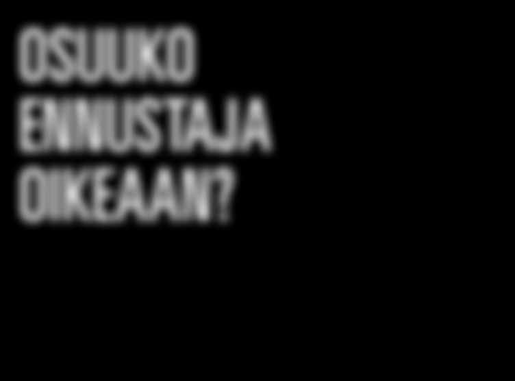 Sääprofeetta ennustaa