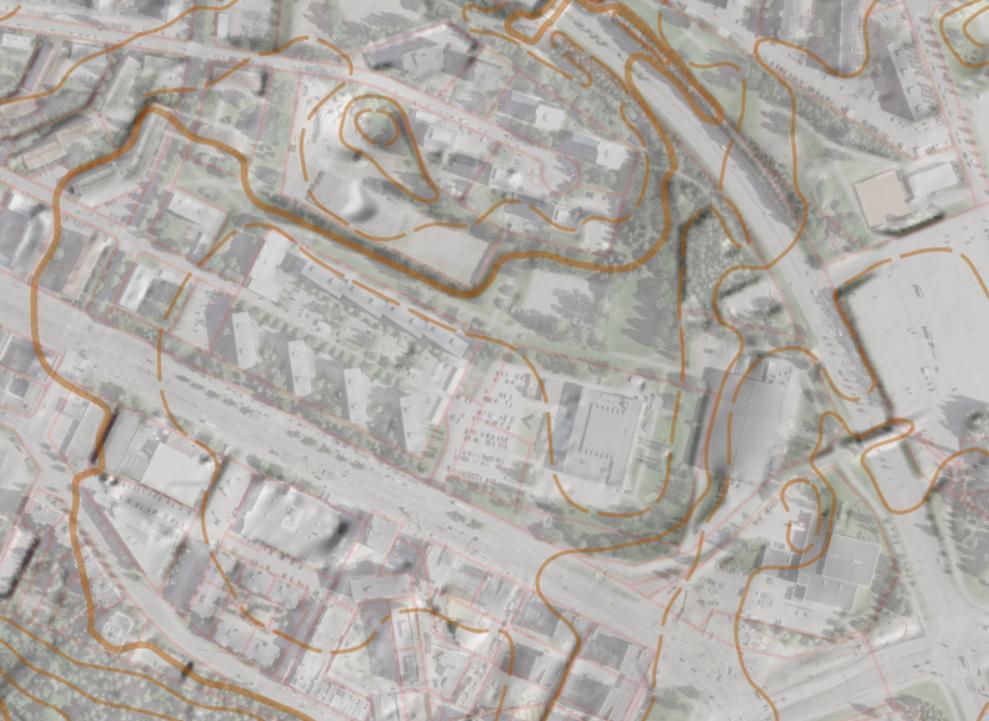 6 2.5 Suunnittelualueen maaperä, topografia ja luonnonympäristö Maaperäkartan mukaan selvitysalue sijaitsee kokonaisuudessaan täytemaalla ( 1 m