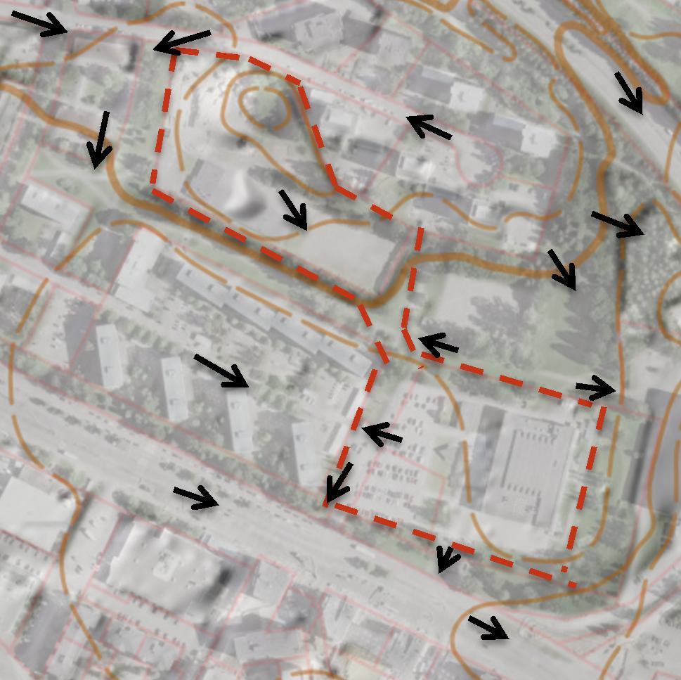 Lähde MML avoimet aineistot. Suunnittelualueen rajaus ohjeellinen. Selvitysalue on kokonaisuudessaan rakennettua ympäristöä.