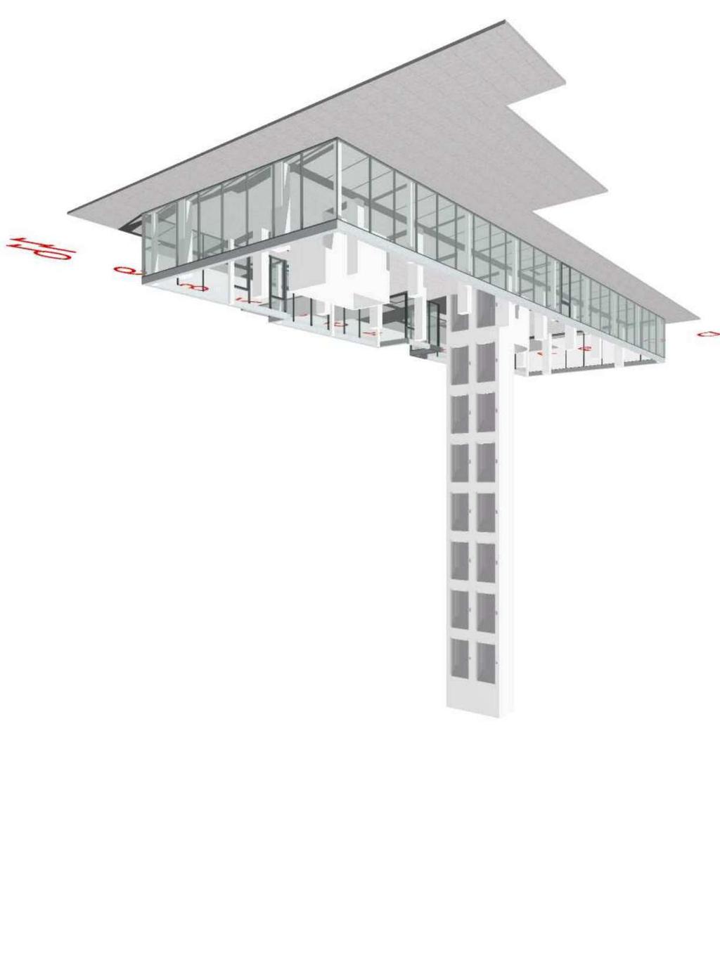 Sisäänkäyntikerros, visualisointi studio U2 arkkitehdit oy KIINTEISTÖ OY RAITINLUKKO Espoo - korttelisuunnitelma MAANTASOKERROS MUUTOS Korostetaan leijuvaa 2.-8.