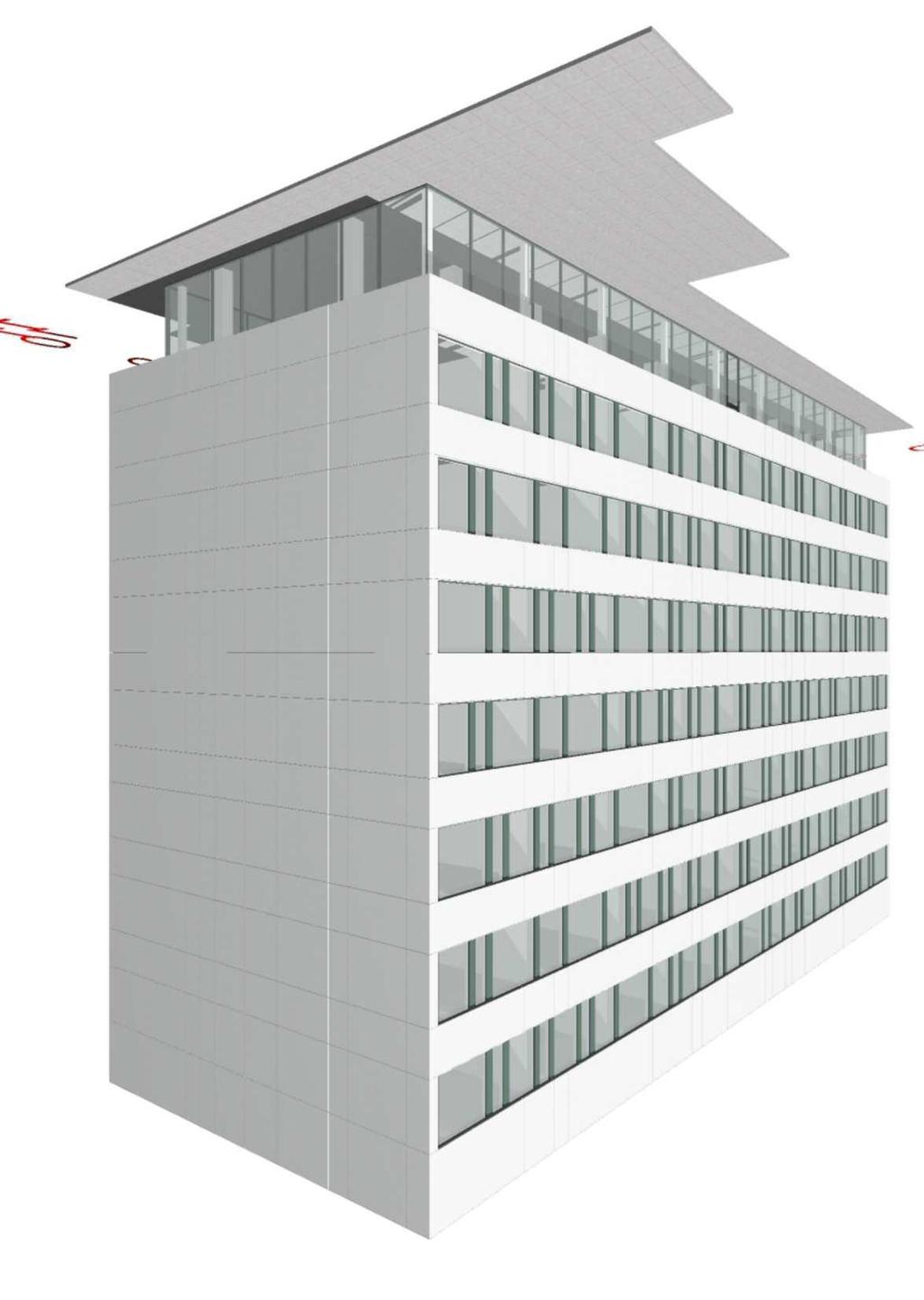 1.-8.kerros, visualisointi studio U2 arkkitehdit oy KIINTEISTÖ OY RAITINLUKKO Espoo - korttelisuunnitelma PINTA-ALAT m2 2319 tontin pinta-ala 3200 2.-8.krs asuinrakennusoikeus 360 1.