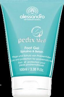 PEDIX FOOT GEL Jalkageeli Sisältää spirulinaa & betaiinia Tehokas jalkahoitogeeli, joka sisältää suojaavaa
