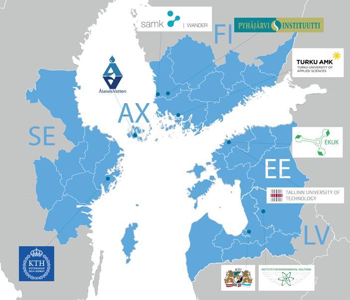 WATERCHAIN Toteutus: 2015 6/2018 Rahoitus: EU:n Central Baltic Interreg