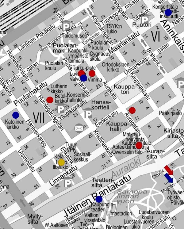 3 (20) velkaneuvonta liikunnan asiakaspalvelu Veritaksella arkiston asiakaspalvelu kaupunkiympäristötoimialan maankäyttöön liittyvät palvelut (mm.
