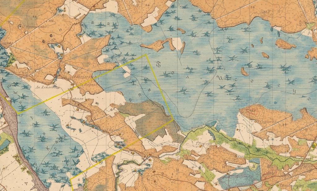 11 Hankealueen eteläosaa vuoden 1901 Senaatin kartassa Isosuo merkitty sinisellä värillä.