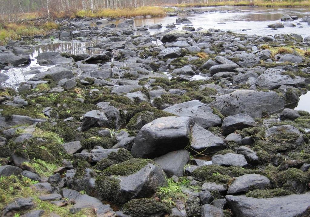 Ympäristövirtaaman hanketyyppejä Vähävetisten uomien virtaamat Keväiset 0-juoksutukset