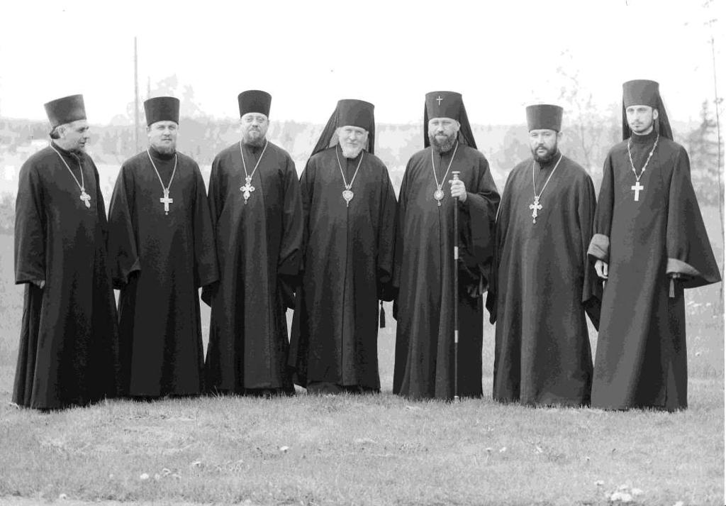Rovasti Vasilij Stoikov, rovasti Vladimir Sorokin, rovasti Igor Ranne, piispa