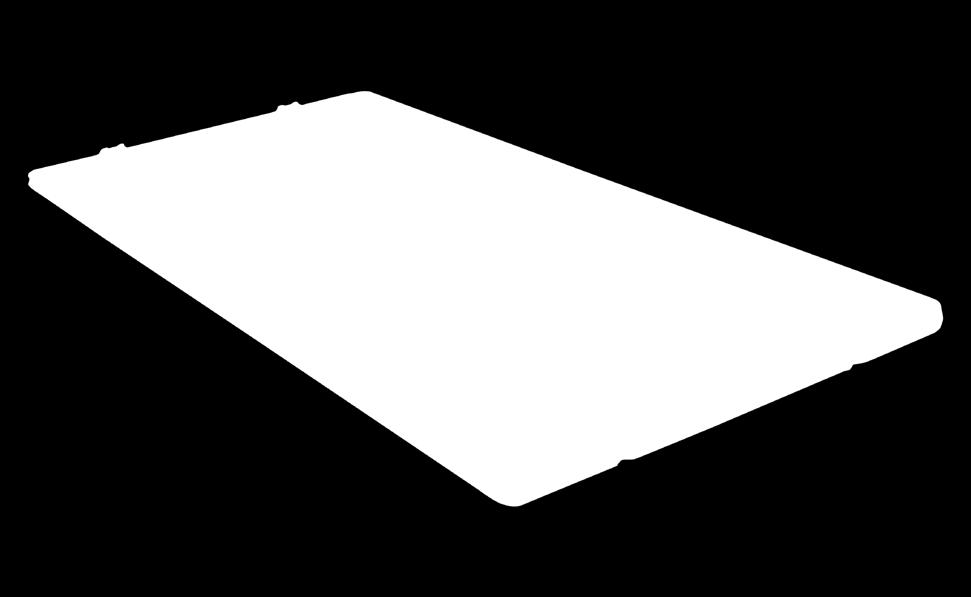 33 x 1 cm. PAISTOLEVY Kaksipuolinen paistolevy valurautaa, emaloitu ohuesti posliinilla.