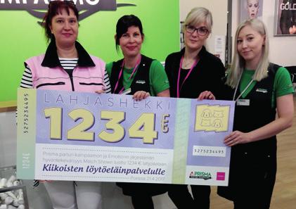 Henkilökuntamme tempaisi pitkin vuotta