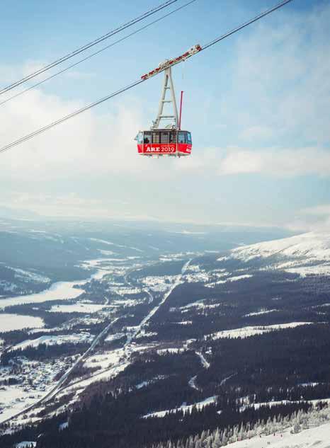 Matkalta löytyy aloittelijoille sopivia sinisiä rinteitä sekä kokeneimmille laskijoille punaisia rinteitä.