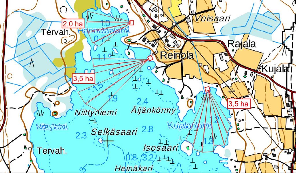 17 Talkootöillä kustannuksia voidaan kuitenkin huomattavasti pienentää. Vesiruton raivausnuottausta on harjoittanut mm.