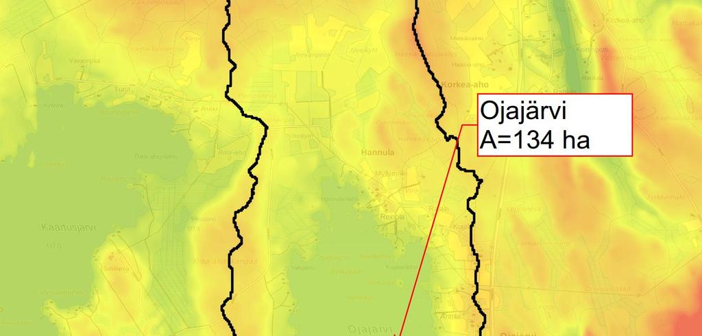 Peruskartan mukaan järven syvimmät kohdat sijaitsevat Pitkäsaaren ja uimarannan välillä järven keskiosassa, johon on merkitty 4,5 metrin vesisyvyyksiä.