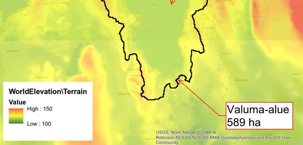 Peruskartan mukaan järven keskivedenpinta on noin tasolla + 118,3. Järven näkösyvyys on paikallisten mukaan eteläosassa hyvä mutta pohjoisosassa huono.