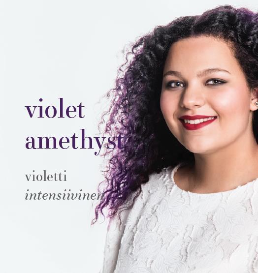 Violet amethyst Violet amethyst - wild violet = happy me