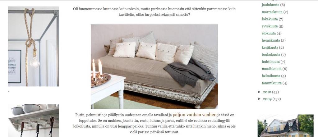 Katja innostui ideoitten metsästämisestä. Hän keräsi googlaamalla kuvia, rakensi kuvaideapankin, josta löytyy materiaalia suunnitteluun.