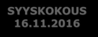 Leppävaaran palvelukeskus Armas Launiksenkatu 9 ESPOO SYYSKOKOUKSEN ESITYSLISTA 1. Kokouksen avaus 2. Kokouksen päätösvaltaisuus 3. Kokouksen toimihenkilöt 4. Kokouksen työjärjestys 5.