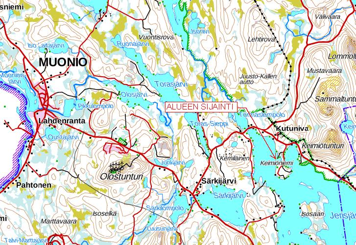 Muonio KEIMIÖNIEMEN RANTA- ASEMAKAAVAN MUUTOS Kortteli 5 rakennuspaikat 1 ja