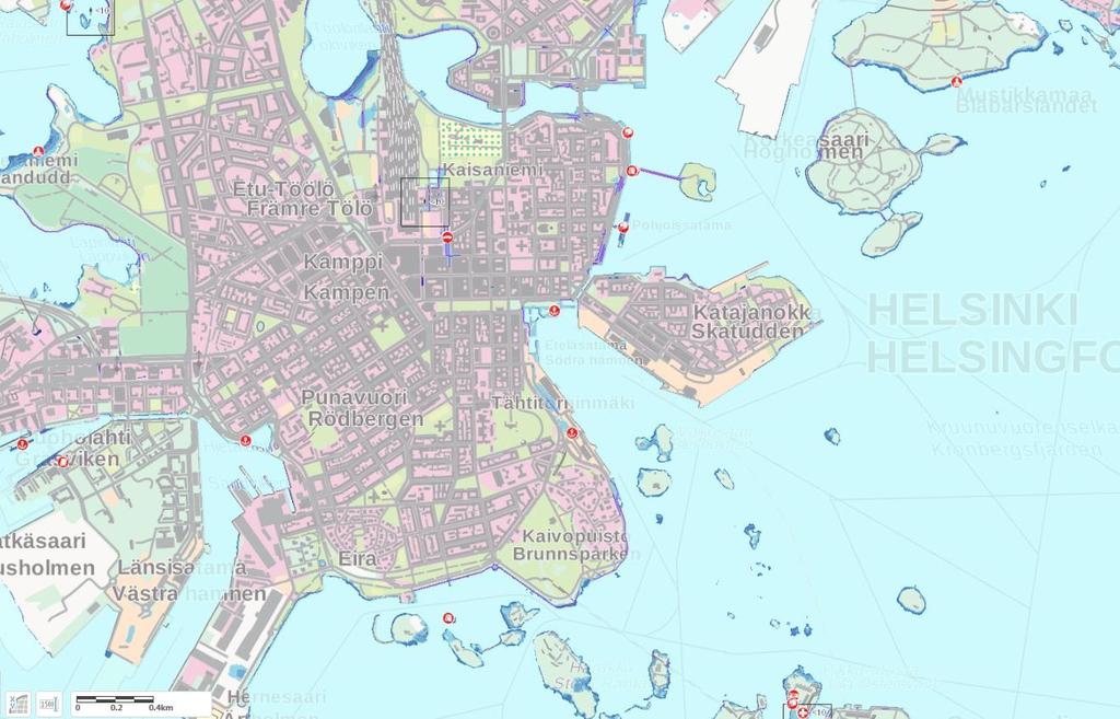 Helsingin tulvakartat paljastavat