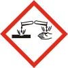 Hazard Pictogram(s) huomiosana Vaaralausekkeet Turvalausekkeet VAARA H314 - Voimakkaasti ihoa syövyttävää ja silmiä vaurioittavaa H290 - Voi syövyttää metalleja P102 - Säilytä lasten ulottumattomissa