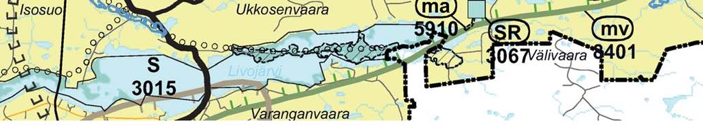 Maakuntakaavaa uudistettaessa alue kuuluu Rovaniemen ja Itä-lapin