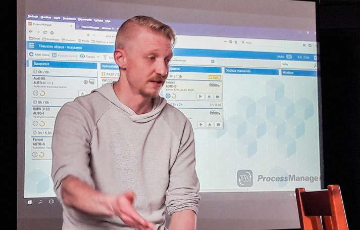 Antoisia lukuhetkiä, Tom Sandell Cora Refinish Oy Autot valmiina ProcessManager -esitystä varten. Vaurikokorjaus EXPO -messut 13. - 14.