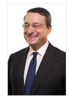 Euroopan keskuspankki vastaa euron hallinnoinnista Mario Draghi Euroopan keskuspankin pääjohtaja Varmistaa hintojen