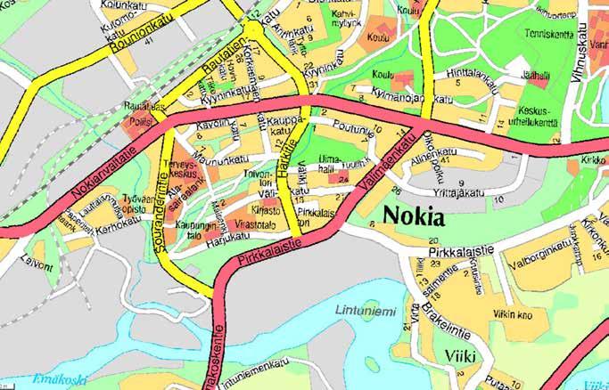 Nokia Maununkatu 10 Asemapiirros ja sijainti Asu mukavasti palveluiden lähellä Maununkatu 10 tarjoaa asukkailleen erinomaisen sijainnin ja sujuvat liikenneyhteydet.