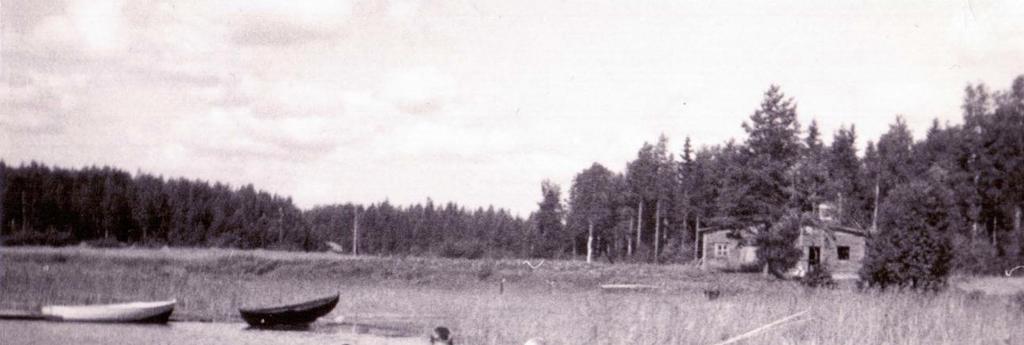 Kuva 5-26 Näkymä Hautalahden pohjoispäätä kohti vuonna 1960 ( Juha Karhu).