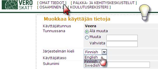 Tunnussana Muuta, ja kirjoita sitten haluamasi salasana tyhjälle riville. Kirjoita sama salasana vielä toistamiseen kohtaan vahvista.