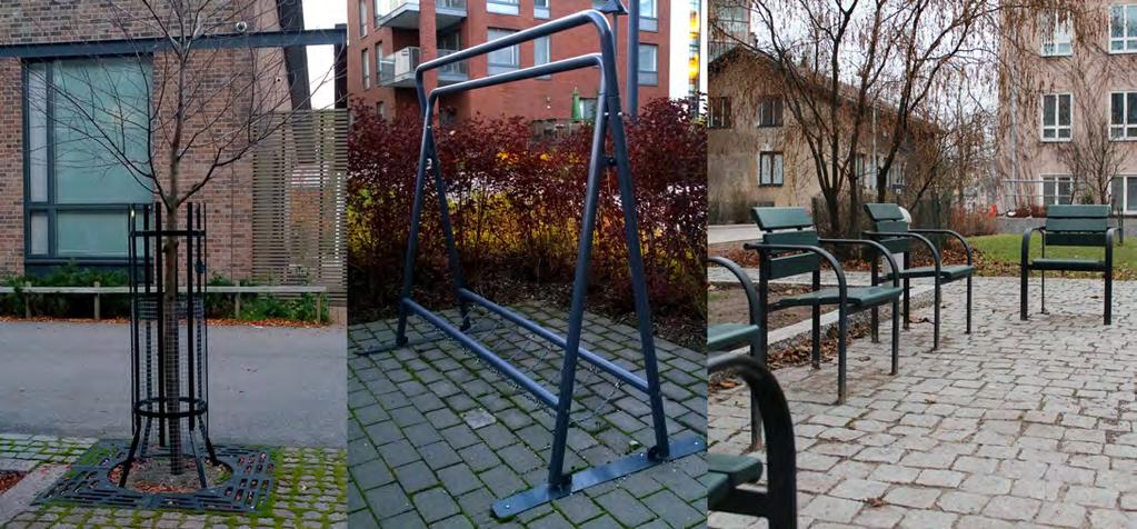 3. AIDAT JA MUURIT 5 Asemakaava mahdollistaa noin 1,5 metrin korkuisen, tiiviin meluaidan rakentamisen alueen