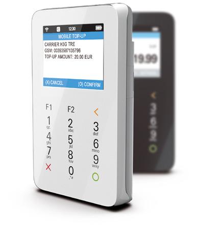 TOP-UP ANNA ASIAKKAILLE LISÄÄ SYITÄ PALATA TAKAISIN VÄLITÖN MOBIILI TOP-UP POS-LAITTEESTA, MOBIILISOVELLUKSESTA TAI