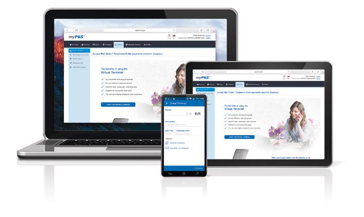 VIRTUAALIPÄÄTE HYVÄKSY SÄHKÖPOSTI-/PUHELINMAKSUT VIRTUAL TERMINALILLA PROSESSOI KORTITTOMAT TRANSAKTIOT mypos-tililtäsi YKSINKERTAISESTI