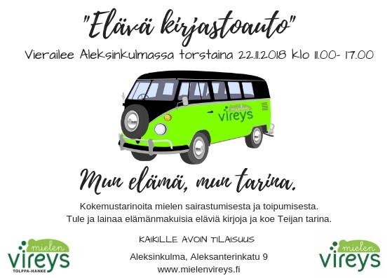 MIELENTERVEYSVIIKKO 18.-25.11.2018 Viikon teema on Mun elämä, hyvä elämä. Sunnuntaina 18.