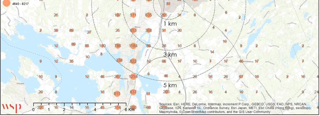 Ideaparkin lähellä olevia kasvavia asuinalueita ovat mm.