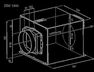 puhaluksella Ø150 mm