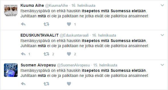 Twitter, Gmail, jne Video- ja kuvamanipulaatiot