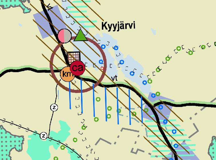 FCG SUUNNITTELU JA TEKNIIKKA OY Selostus 7 (20) 3.1.6 Yhdyskuntatekninen huolto, ajoyhteydet Vesijohto- ja viemäriverkosto kattaa nykyisellään suunnittelualueen ympäristön.