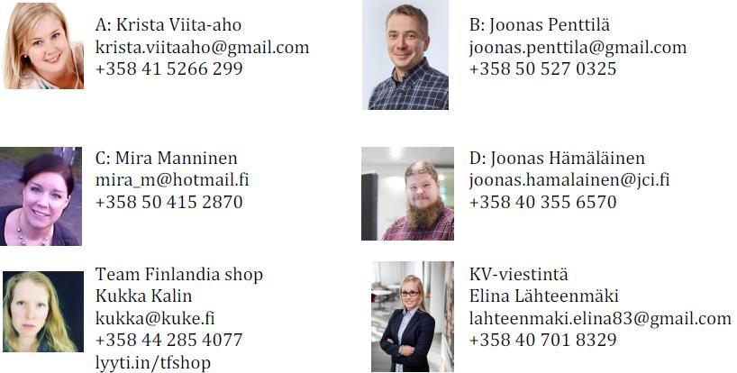 7.2. Loppusanat Luettuasi tämän oppaan toivomme, että lähdet itsevarmoin mielin johonkin kansainväliseen kokoukseen