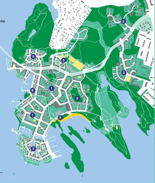 2019 lopussa, 130 000 k-m2 Toteutus käynnissä Hopealaaksossa (3), 21 000 k-m2, valmiina vuonna 2018 2019 Kruunuvuori