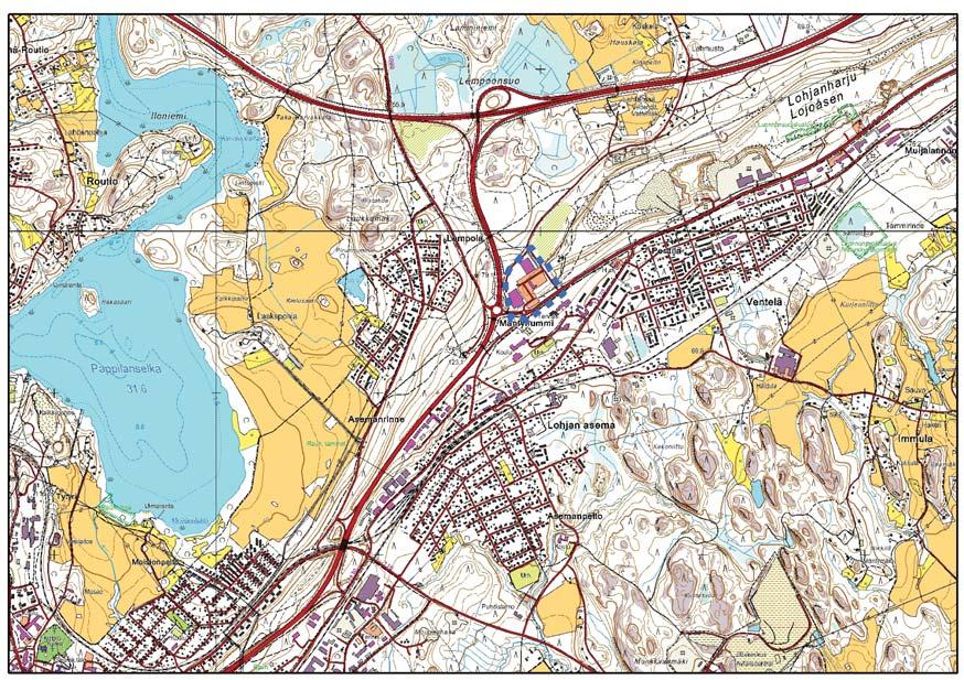 SUUNNITTELUN LÄHTÖKOHDAT SELVITYS SUUNNITTELUALUEEN OLOISTA ALUEEN YLEISKUVAUS Kaava-alueeseen kuuluu yksityisessä omistuksessa oleva kortteli 96