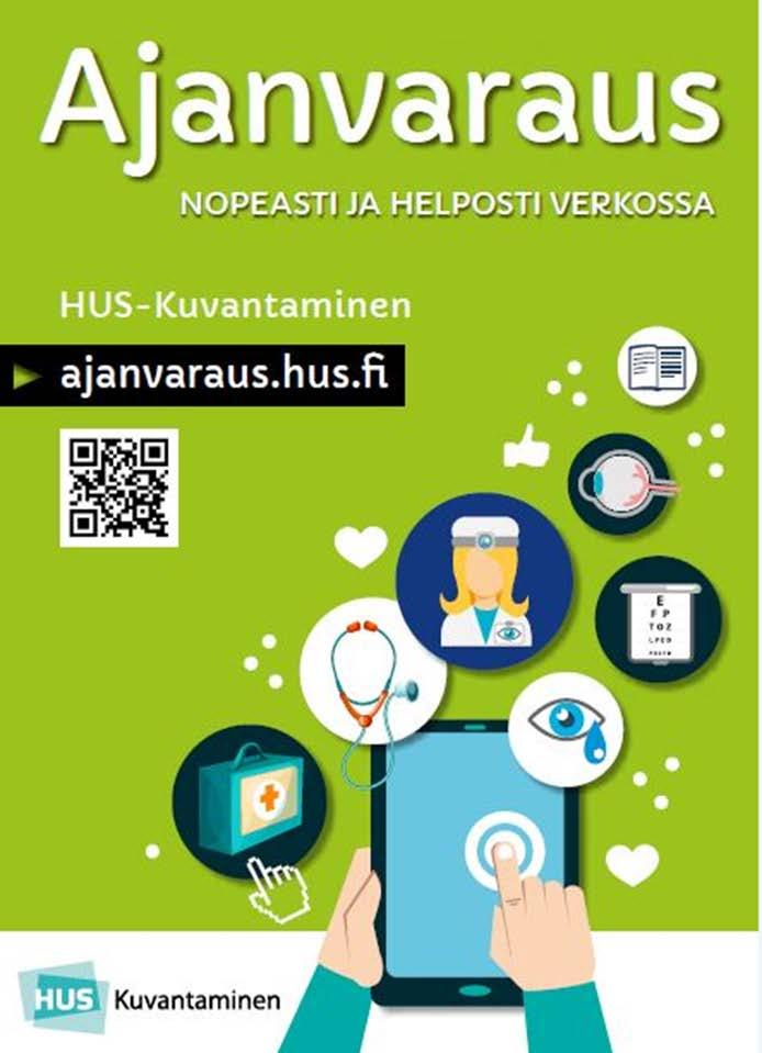 AJANVARAUS VERKOSSA MARKKINOINTI NETTIAJANVARAUKSESSA Ultraäänitutkimukset Luuntiheysmittaus Elielinaukion röntgeniin Alle 30-vuotiaiden rintarauhasten ultraäänitutkimus (paitsi Porvoon, Lohjan ja