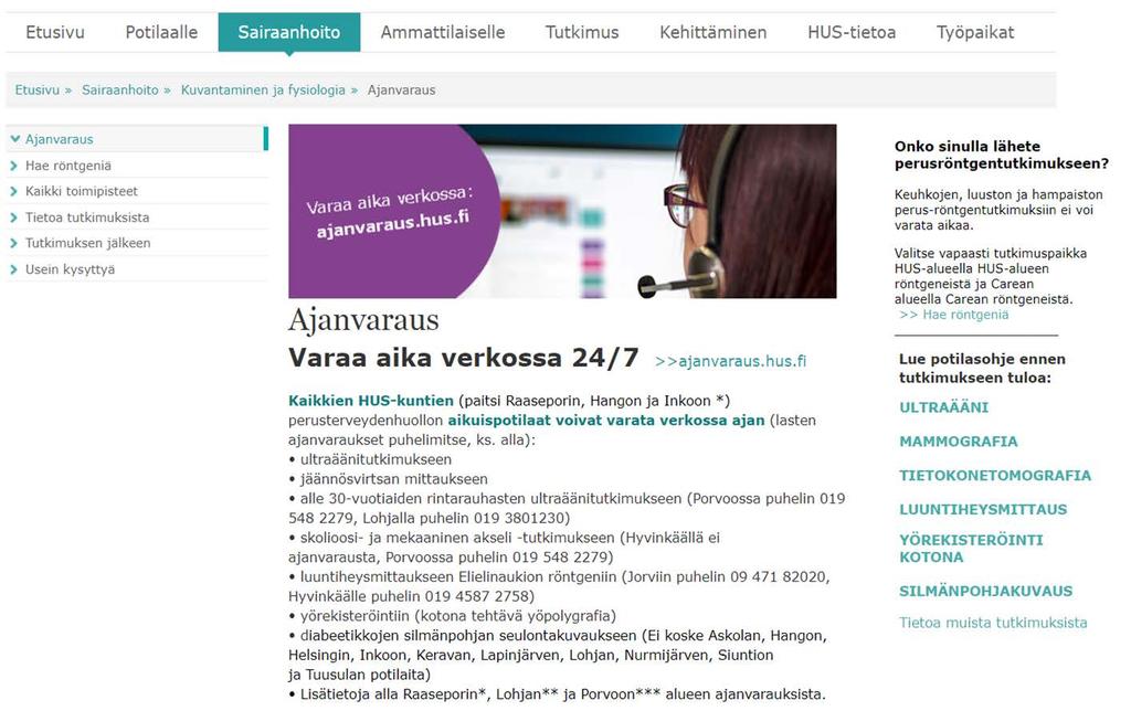 AJANVARAUS VERKOSSA PALJON